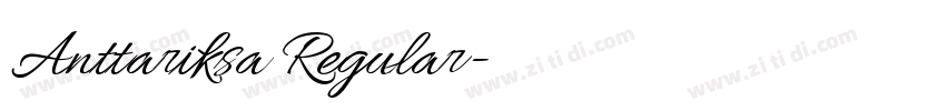Anttariksa Regular字体转换 Anttariksa Regular字体转换
